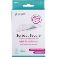 Sorbact Secure plaster 7,2x5cm steril