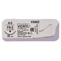 Sutur Vicryl 45cm 4-0 FS-2 nål multifil resorberbar V393ZG lilla