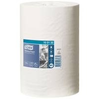 Tork M1 Standard H&aring;ndkl&aelig;derulle 1-lags Mini 100130 &Oslash;14cm uden hylse hvid