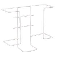 Stativ til handsker i metal til 2 æsker hvid