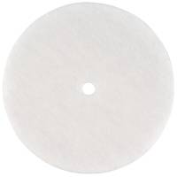 Rundfilter Ø16cm filterpapir med hul bleget hvidt