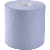 Neutral Håndklæderulle 1-lags Midi 100% genbrugspapir med spiralhylse blå