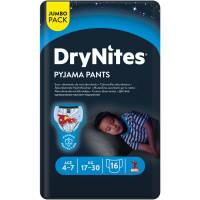 DryNites Pyjamas bukseble 4-7 år med print 17-30 kg dreng