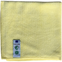 Puri-Line Soft mikrofiber rengøringsklud Svanemærket 32x32cm gul