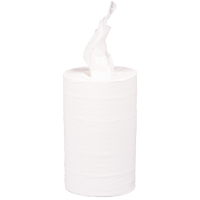 Neutral Håndklæderulle 1-lags Mini 100% nyfiber uden hylse hvid