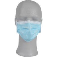 Ansigtsmaske med øreelastikker type IIR Excellent 3-lags blå