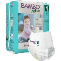 Bambo Nature svanemærket børne buksebleer str.4, 7-12 kg