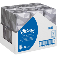 Kimberly-Clark Kleenex Ansigtsservietter 2-lags 30,8x23,4cm, hvid