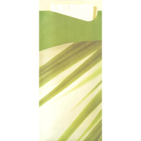 Duni Sacchetto bestiklomme 20x8,5cm papir med hvid serviet bamboo
