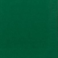 Duni frokostserviet 3-lags 1/4 fold 33x33cm nyfiber mørkegrøn
