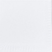 Duni  kaffeserviet 1-lags 1/4 fold papir 24x24 cm hvid