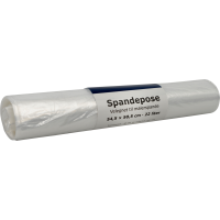 Spandeposer LDPE 20 my 54,5x50,5 cm 22 liter klar, 40 stk