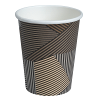 Gastro lines kaffebæger 11cm Ø9cm 36cl PE/pap 12 oz  brun