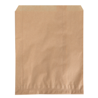 Brødpose 33,5x24cm 35g/m2 papir uden rude engangs brun