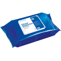 Wet Wipe Overfladedesinfektion servietter med ethanol blå
