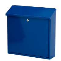 V-part postkasse- klar til vægmontering blå
