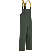ELKA overalls med trykknapper i benene regntøj 3XL PU grøn