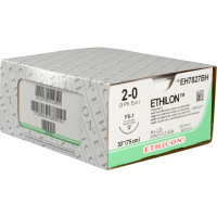 Ethilon II sutur 75cm PA 2-0 FS-1 nål monofil EH7827BH sort