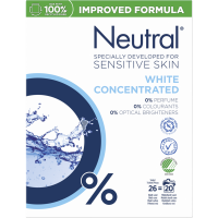 Neutral vaskepulver hvidt uden farve og parfume 975g