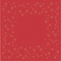 Dunicel Stikdug Star Shine 84x84cm rød