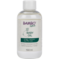 Bambo babyolie 150 ml uden parfume - Svanemærket