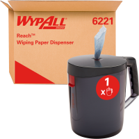 Kimberly-Clark Wypall dispenser 18,7x22,4x25,3cm plast sort