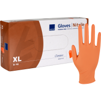 Classic Sensitive undersøgelseshandske XL nitril pudderfri orange