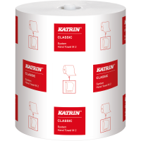Katrin Classic håndklæderulle 2-lags med hylse 21cmx160m hvid