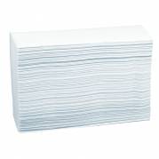 Håndklædeark, 2-lags Z-fold 24x23,5cm 8 cm hvid 100% nyfiber