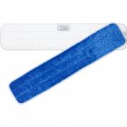 T&oslash;r- fugt- og v&aring;dmoppe mikrofiber/polyester 60cm med velcro hvid