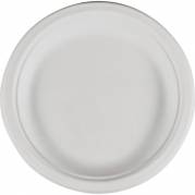 Gastro Fibertallerken &Oslash;17cm fremstillet af sukkerr&oslash;r hvid
