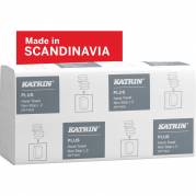 Katrin Plus Håndklædeark 2-lags W-fold 32x20,3cm 8 cm nyfiber hvid