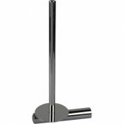 Dispenser, 9,7x6x21cm, krom, klar t/v&aelig;gmontering, til 2 alm. toiletruller