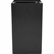 V-Part Affaldsspand pulverlakeret st&aring;l 90 liter modulopbygget til kildesortering sort