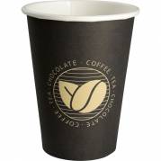 Gastro Coffee-to-go kaffebæger Beans pap/PE 36 cl sort