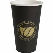 Gastro Coffee-to-go kaffebæger Beans pap/PE 48 cl sort