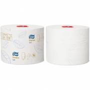 Tork toiletpapir T6 Premium 2-lags 90m x 9,9cm Ø13,2cm hvid