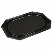 Serveringsfad 45x30x3cm RPET mellem sort