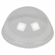 Låg til drikkeglas PET hvælvet uden hul ø9,27cm klar