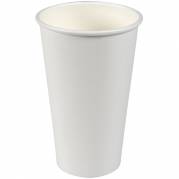 Gastro kaffebæger 13,6cm Ø9cm 48cl PE/pap hvid