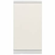 Dobbeltkl&aelig;bende skumpude til m&aring;tter 7,30x13,30 cm hvid