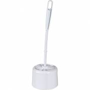 Toiletbørste i plast til toiletkumme højde 35cm hvid