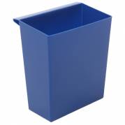 Indsats til firkantet affaldsspand 9,5 liter blå