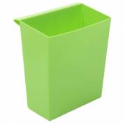 Indsats til firkantet affaldsspand 9,5 liter grøn