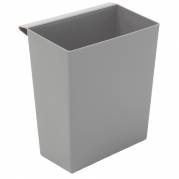 Indsats til firkantet affaldsspand 9,5 liter grå