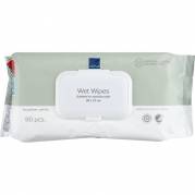 V&aring;dserviet Z-fold 20x27cm med plastl&aring;g 80 stk engangs