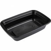 Cater-Line flergangs take away bakke 19,9x13,5x4,5cm 710ml PP 1-rums sort