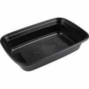 Cater-Line flergangs take away bakke 22,4x15x4,8cm 1000ml PP 1-rums sort