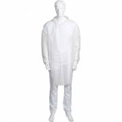 Besøgsjakke Classic S/M 100x72cm PP usteril engangs hvid