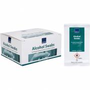 Alkohol serviet 20x15cm  70% ethanol 2% glycerin enkeltpakket